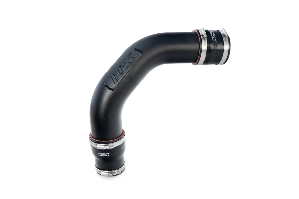 17-168WB HPS Black Cold Side Intercooler Charge Pipe Hose Kit For 21-25 Acura TLX Type-S