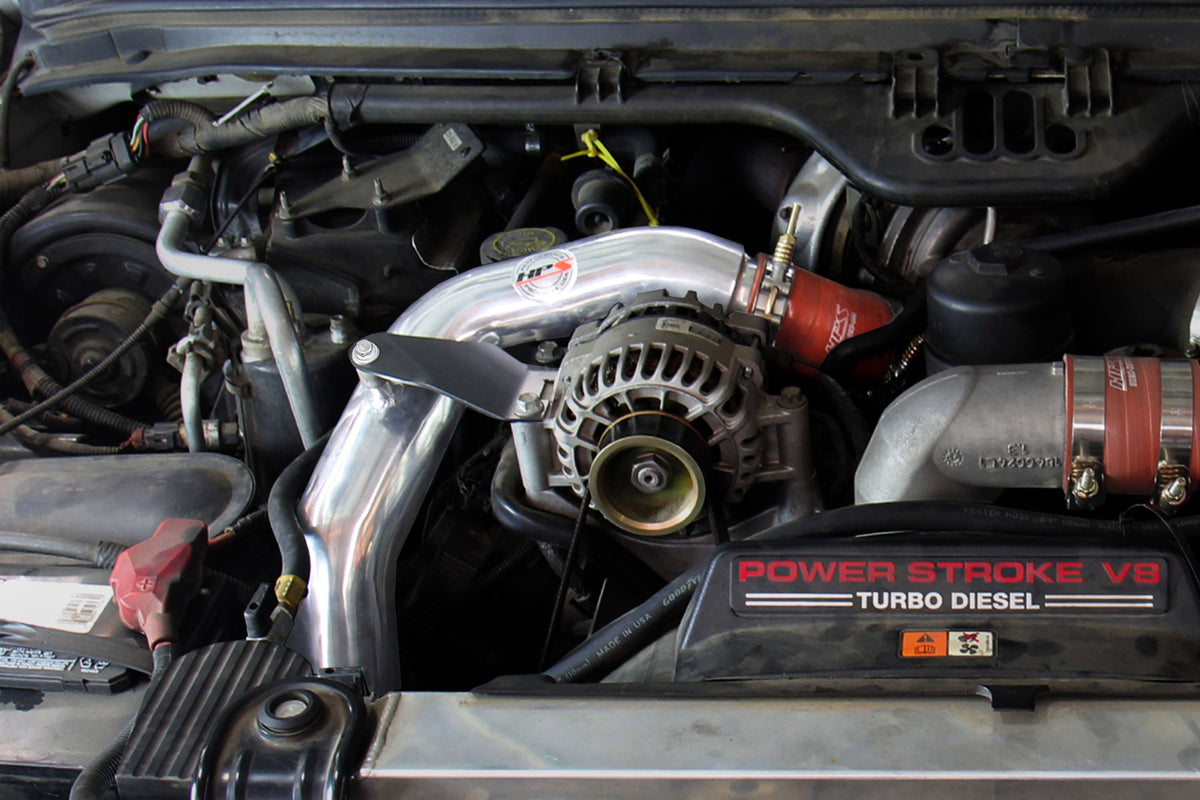 17-171P HPS Polish/Orange Hot Intercooler Charge Pipe For 03-07 F-Series SD 6.0L Diesel