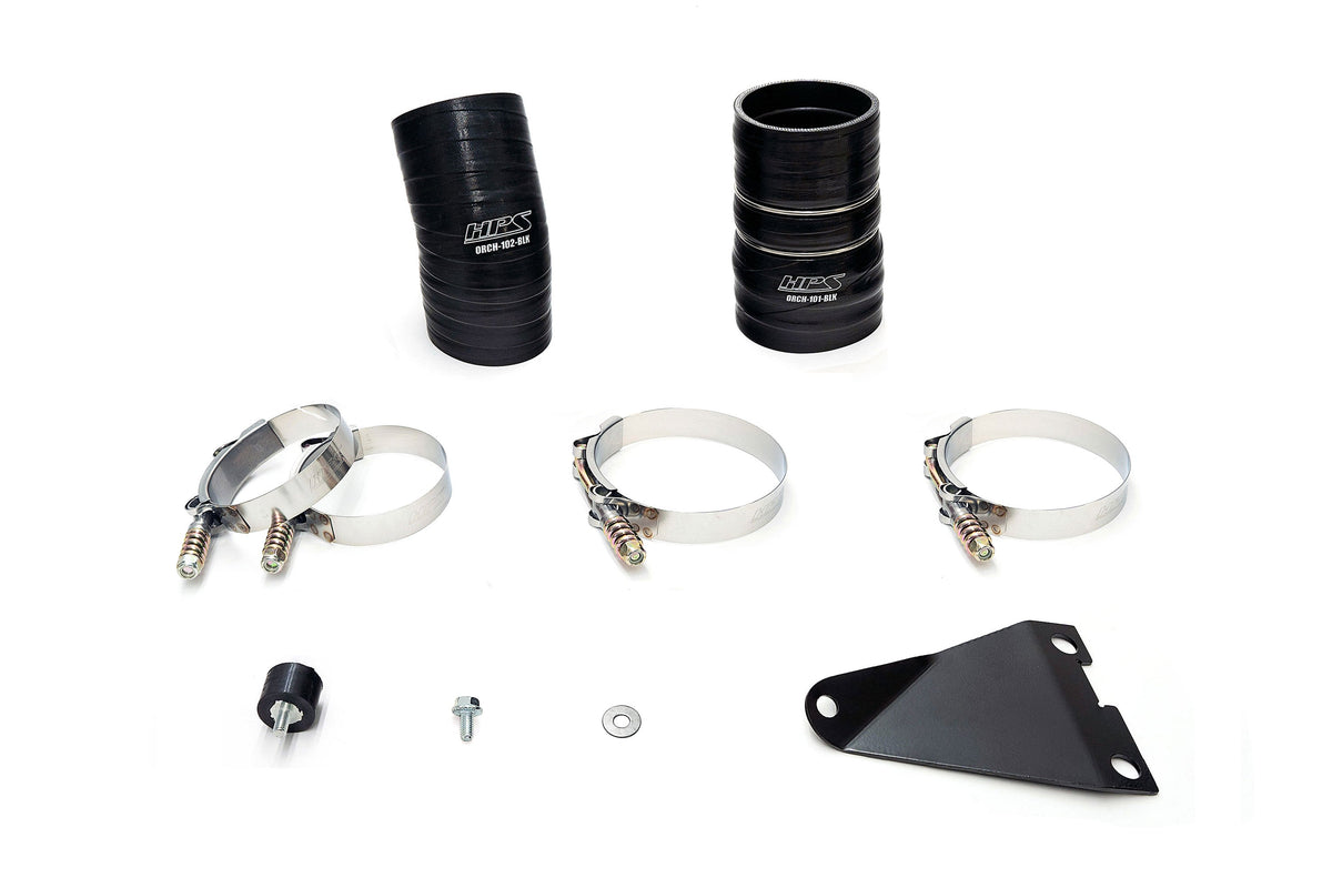 17-173P HPS Polish/Black Hot Intercooler Charge Pipe For 03-07 F-Series SD 6.0L Diesel