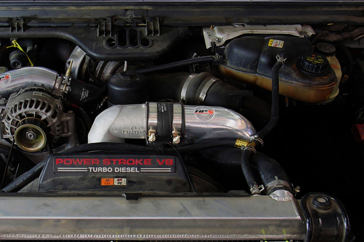17-174P HPS Polish/Black Cold Intercooler Charge Pipe For 03-07 F-Series SD 6.0L Diesel