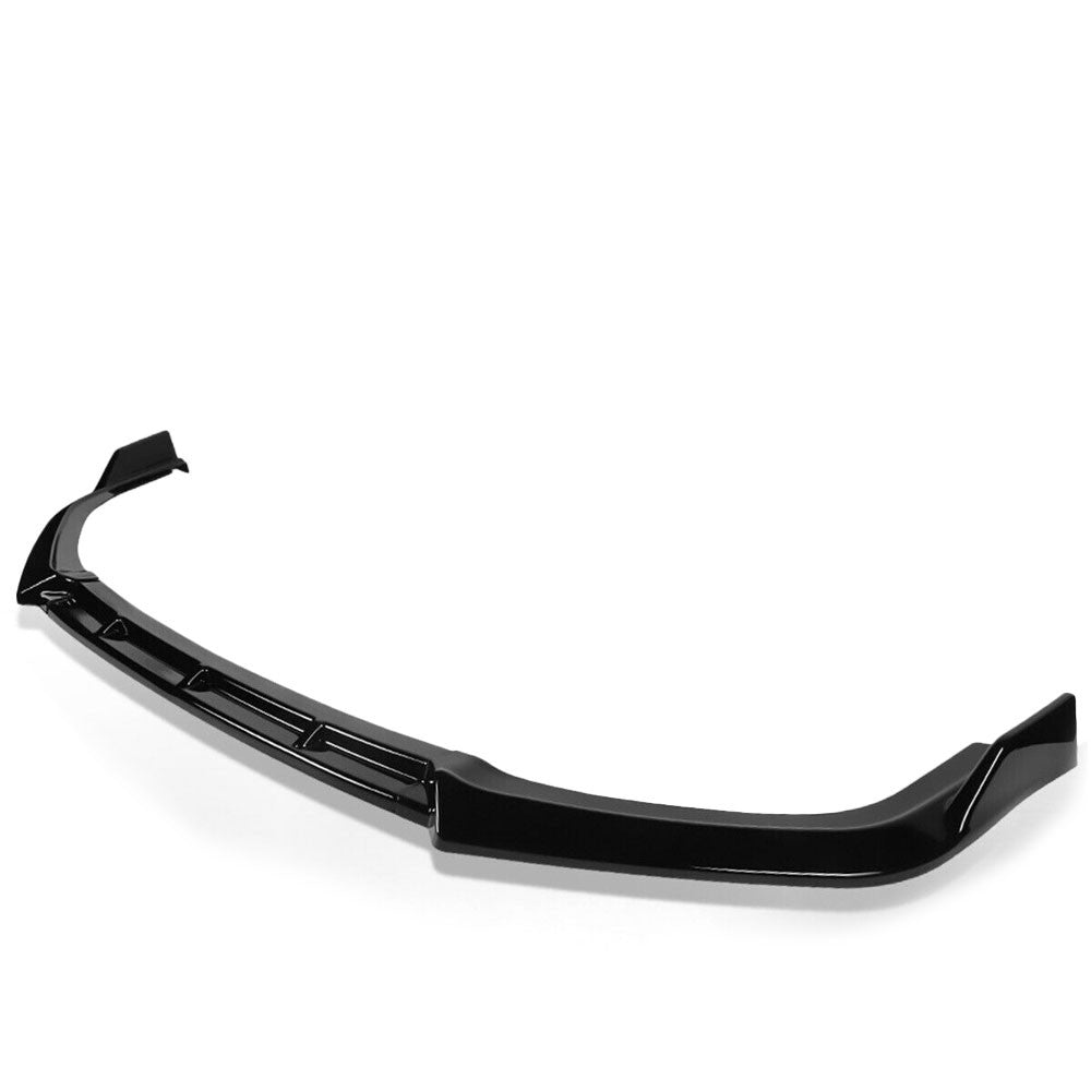 [Painted Glossy Black] Front Bumper Lip Wing For 17-21 Honda Civic Si FC1/FC3