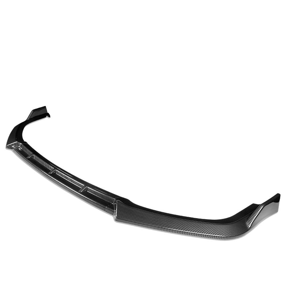 [Carbon Fiber Look Black] Front Bumper Lip Wing For 17-21 Honda Civic Si FC1/FC3