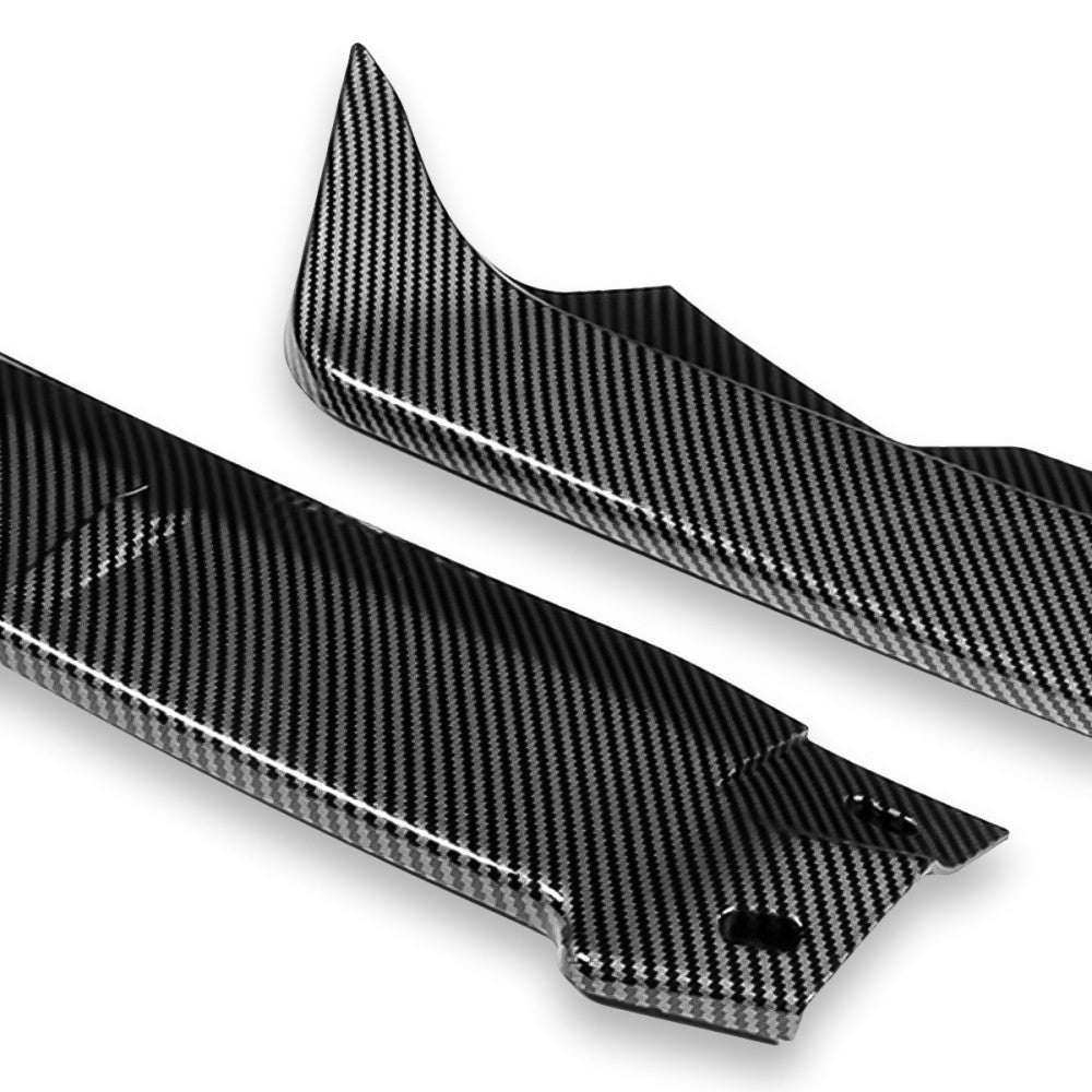 [Carbon Fiber Look Black] Bumper Lip Wing Diffuser For 16-18 Nissan Altima L33