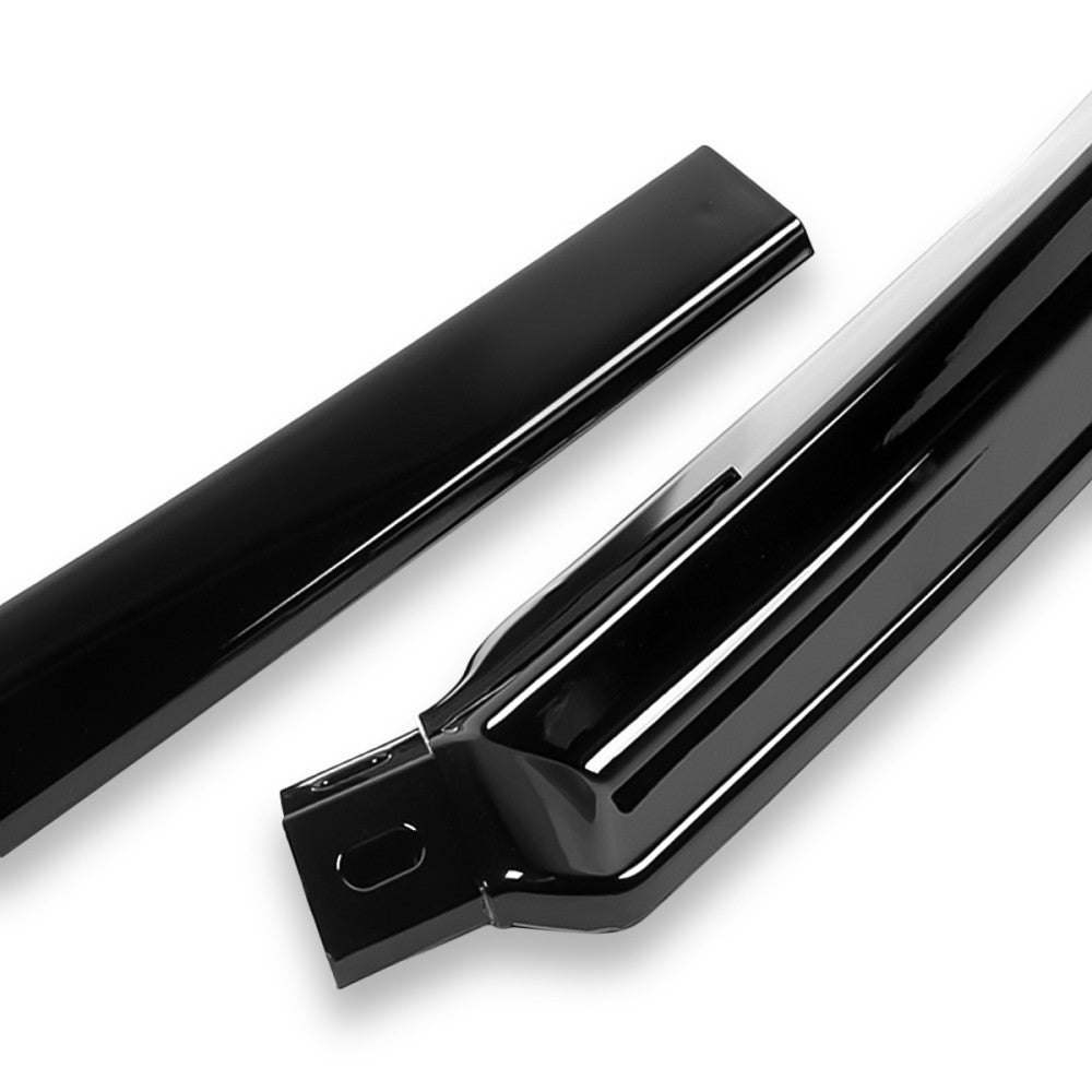 [Painted Glossy Black] Front Bumper Lip Wing Diffuser Kit For 15-18 VW Jetta A6
