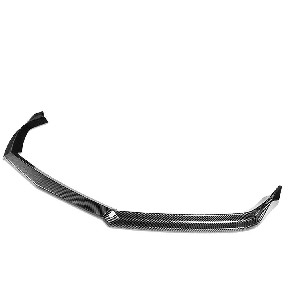 [Carbon Fiber Look Black] Front Bumper Lip Wing Diffuser For 15-18 VW Jetta A6