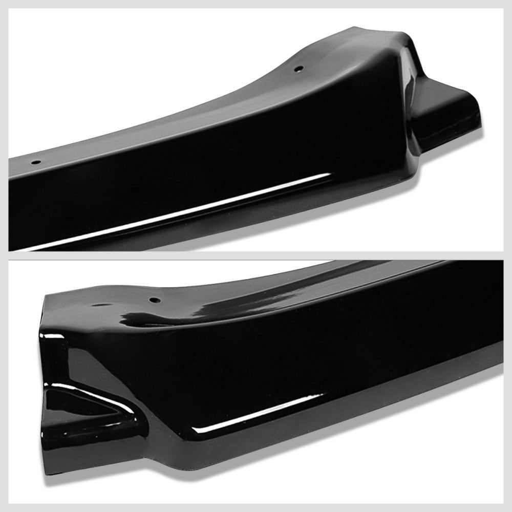 [Painted Gloss Black] Front Bumper Lip Mugen Style For 16-21 Honda Civic FC/FK