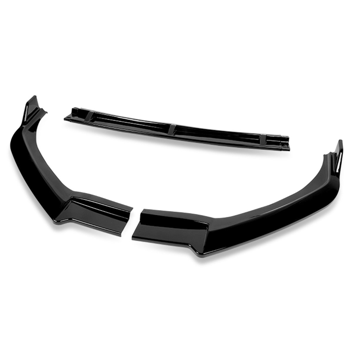 [Painted Glossy Black] Front Bumper Lip Chin Guard Kit For 18-20 Sienna XL30