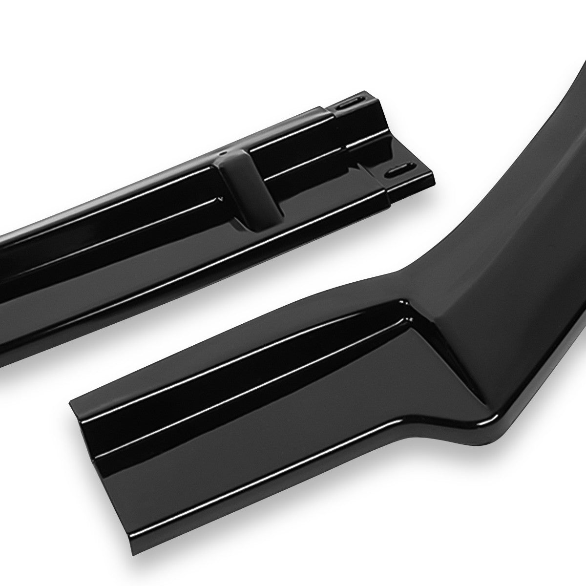 [Painted Glossy Black] Front Bumper Lip Chin Guard Kit For 18-20 Sienna XL30
