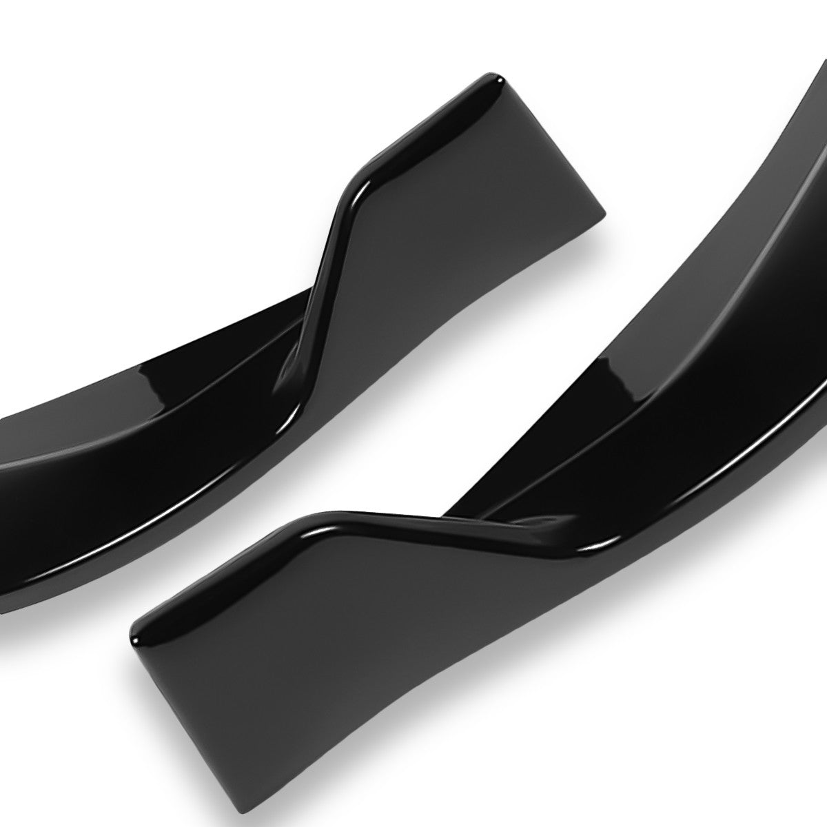 [Painted Glossy Black] Front Bumper Lip Chin Guard Kit For 18-20 Sienna XL30