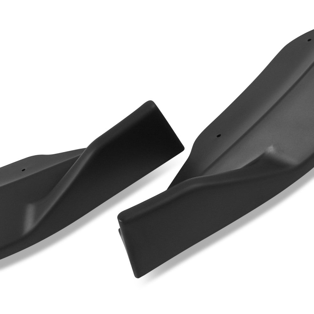 [Matte Black] Front Bumper Lip Chin Wing Guard Body Kit For 13-16 Ford Fusion