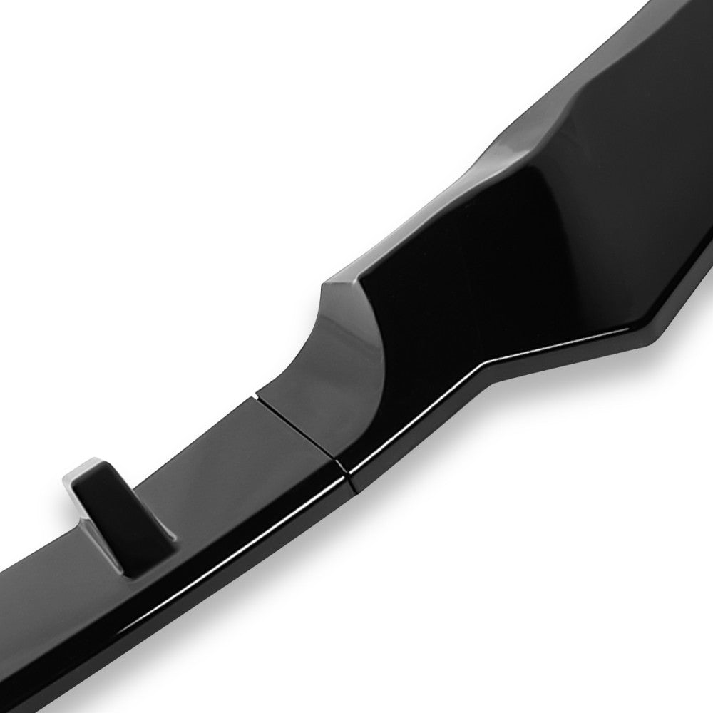 [Painted Glossy Black] Front Bumper Lip Wing Diffuser Kit For 18-20 Odyssey RL6