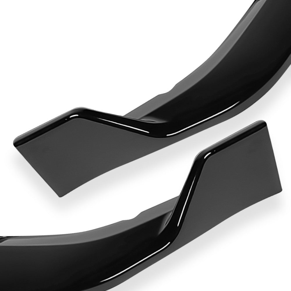 [Painted Glossy Black] Front Bumper Lip Wing Diffuser Kit For 18-20 Odyssey RL6