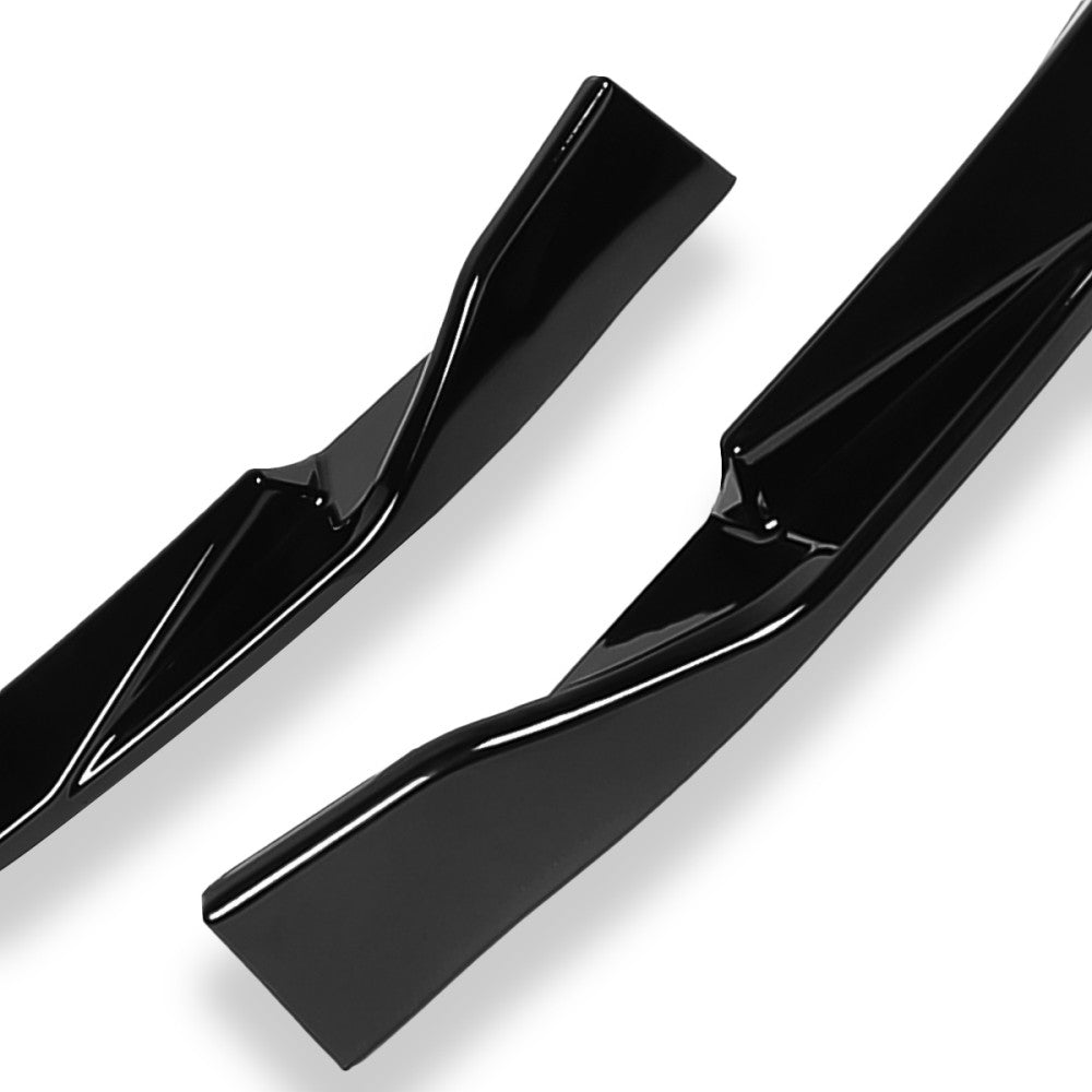 [Painted Glossy Black] Front Bumper Lip Wing Diffuser Kit For 16-18 Maxima (A36)