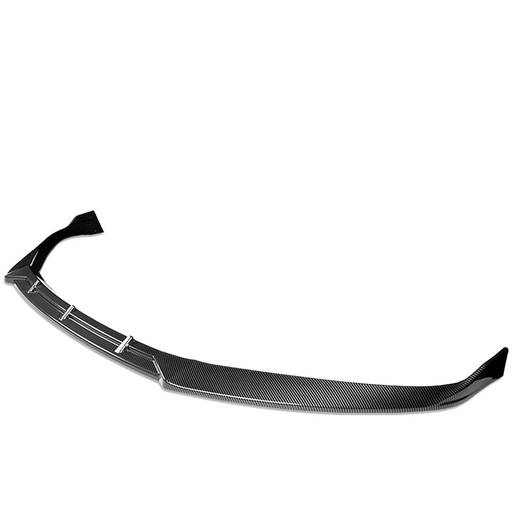 [Carbon Fiber Look Black] Front Bumper Lip Wing Diffuser For 16-20 Tesla Model S