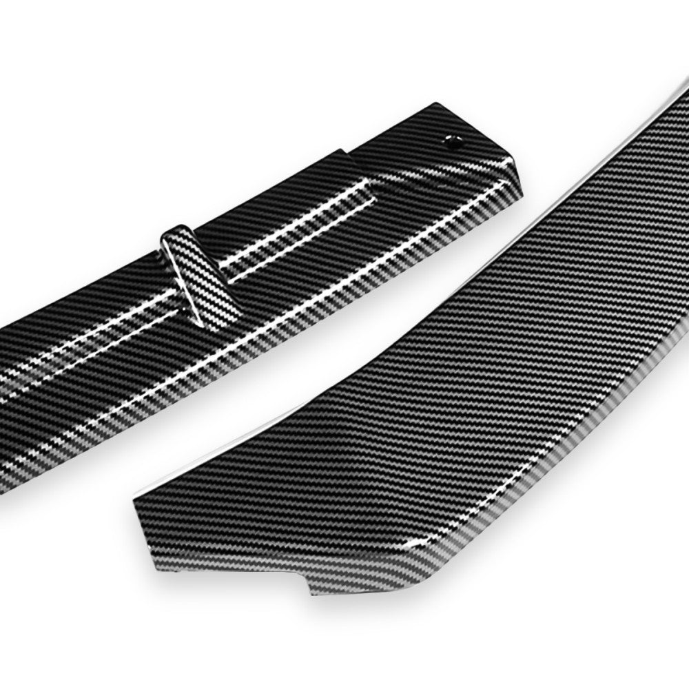 [Carbon Fiber Look Black] Front Bumper Lip Wing Diffuser For 16-20 Tesla Model S