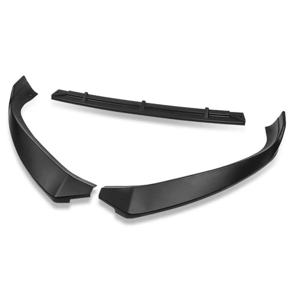 [Matte Black] Front Bumper Lip Wing Diffuser Kit For 16-20 Tesla Model S