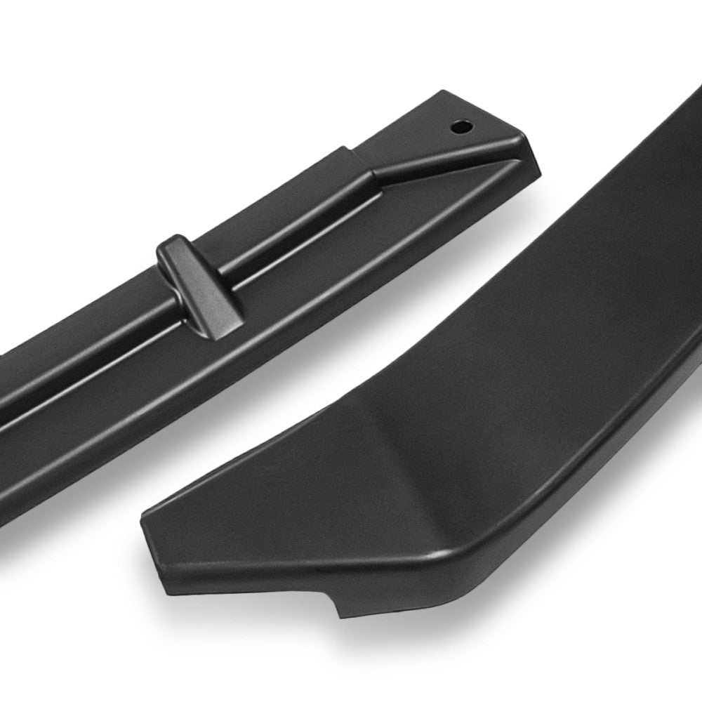[Matte Black] Front Bumper Lip Wing Diffuser Kit For 16-20 Tesla Model S