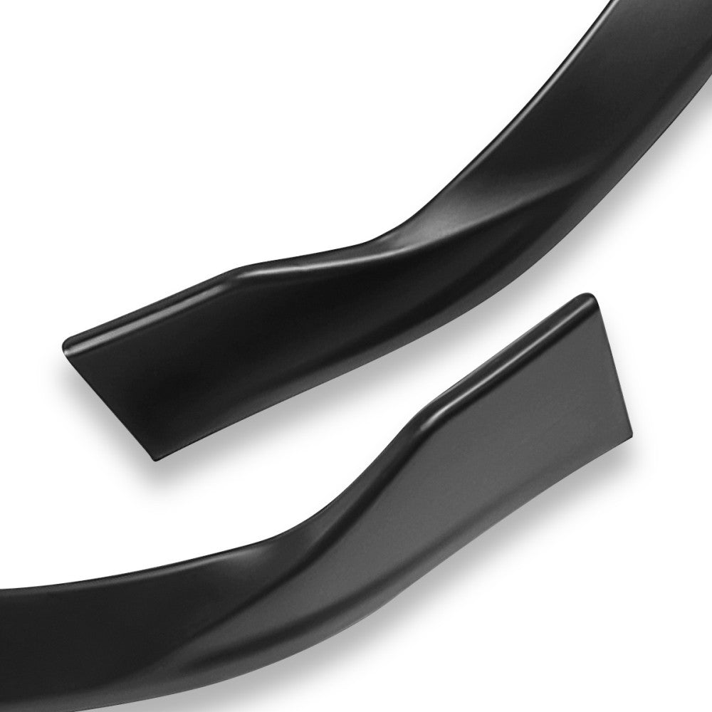 [Matte Black] Front Bumper Lip Wing Diffuser Kit For 16-20 Tesla Model S