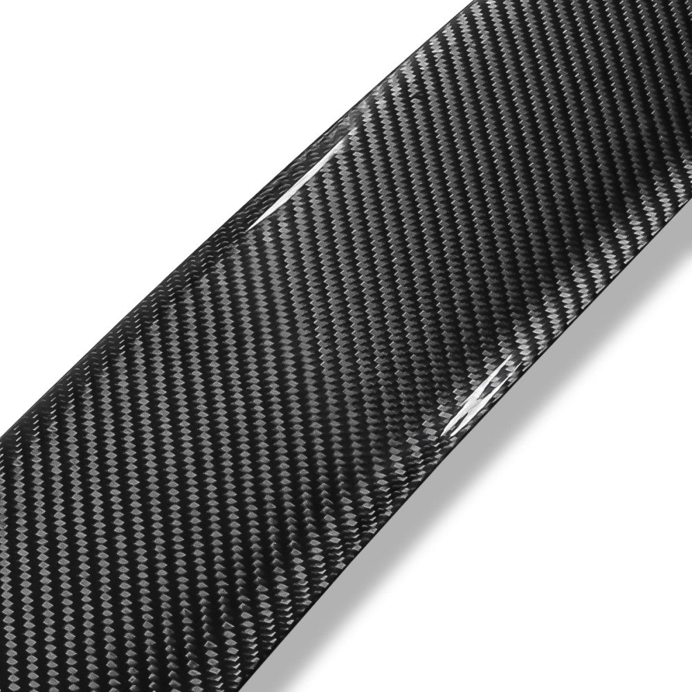 Black Carbon Fiber Rear Window Roof Spoiler For 14-19 Chevrolet Corvette (C7)