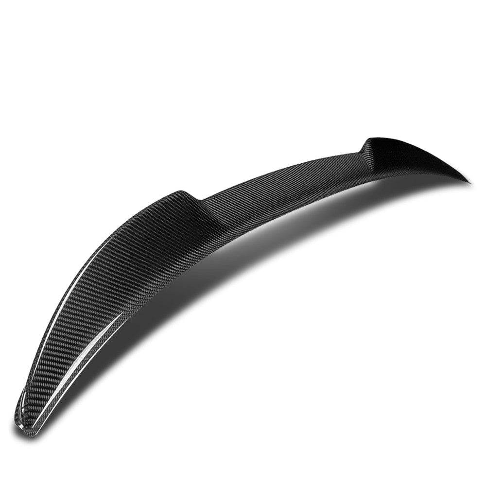 Black Carbon Fiber Rear Trunk Lid Spoiler V Style For 19-22 Toyota Avalon (XX50)