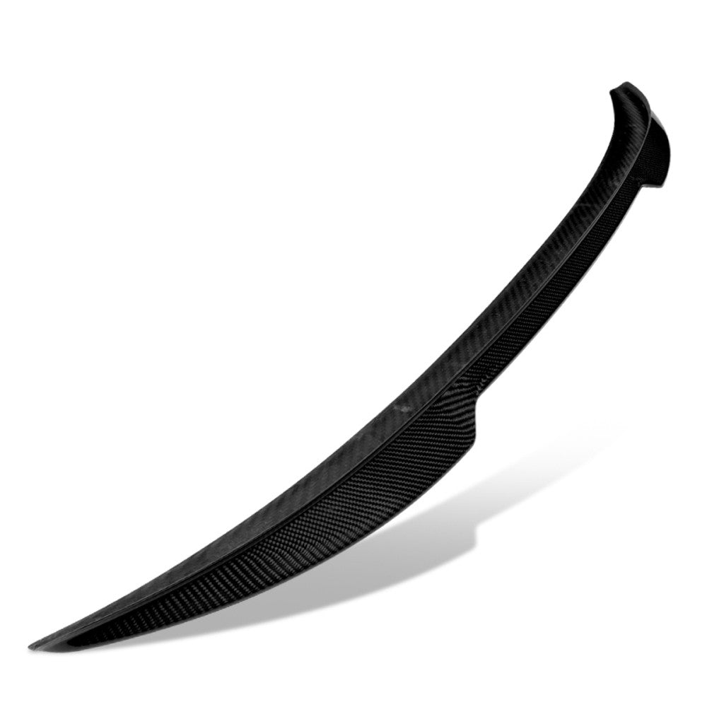 Black Carbon Fiber Rear Trunk Lid Spoiler V Style For 19-22 Toyota Avalon (XX50)