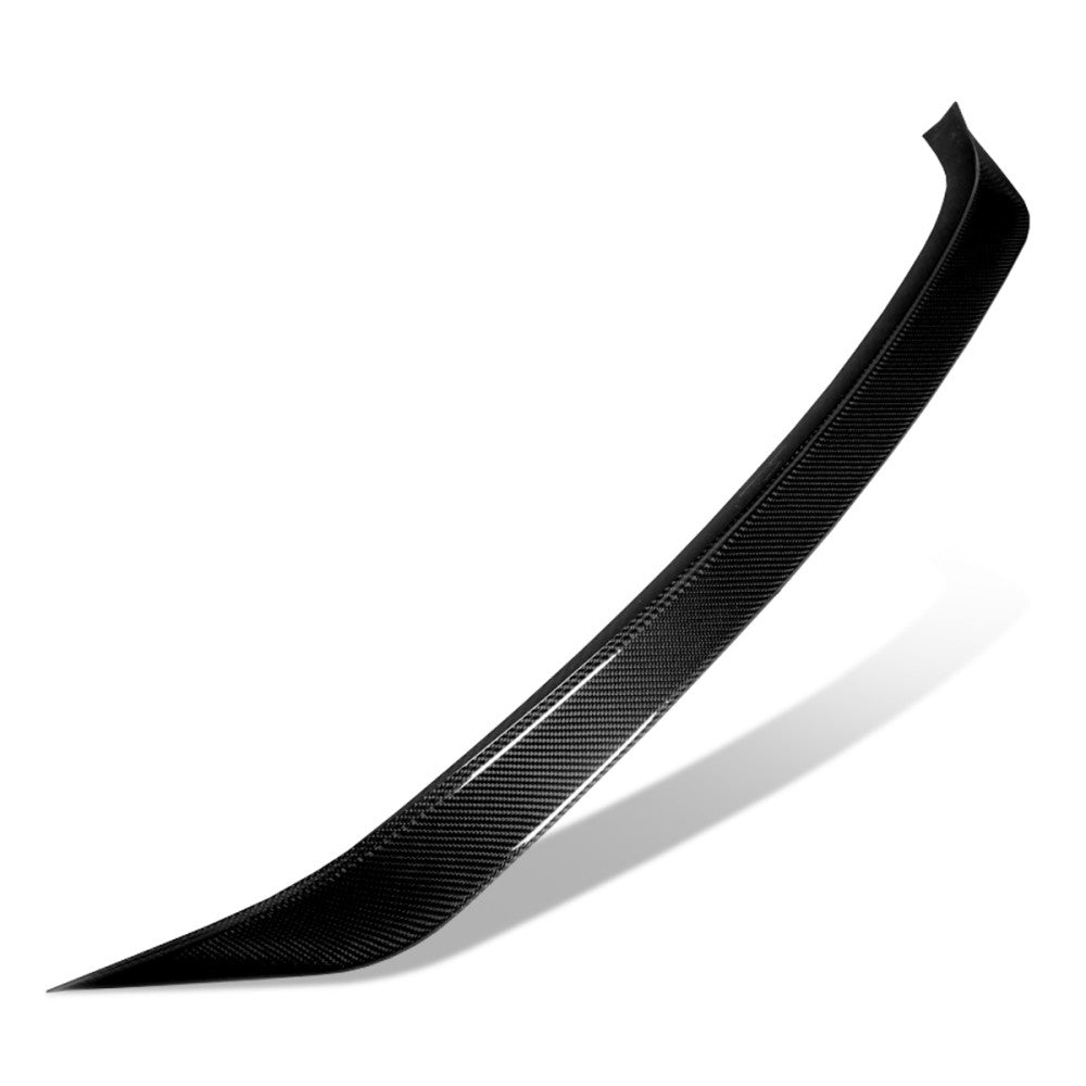 Black Carbon Fiber Rear Trunk Lid Spoiler AR Style For 14-20 IS-Series XE30 4DR