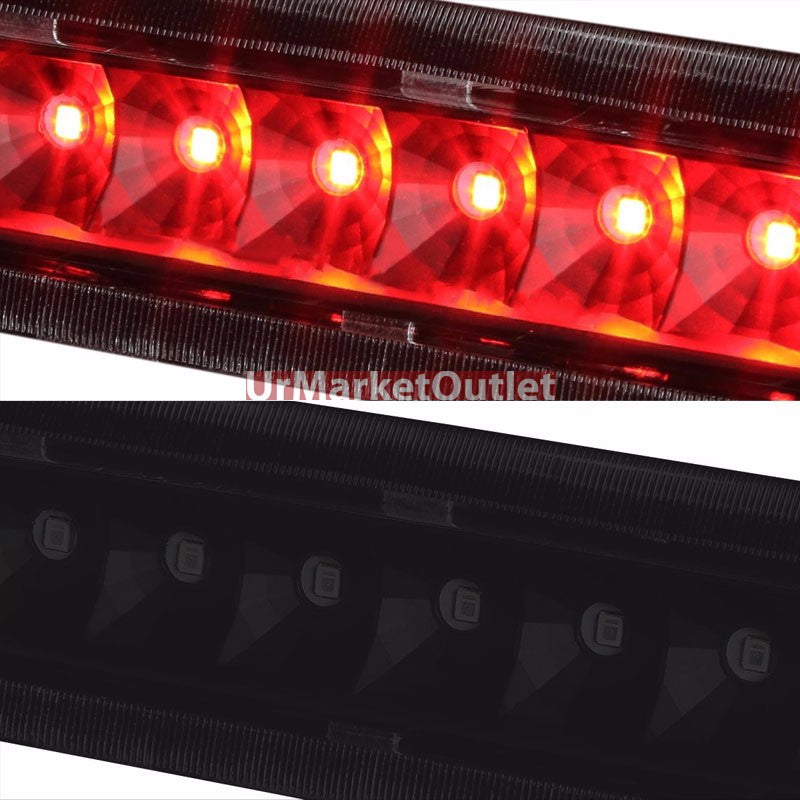 Black Housing Smoke Len Rear Third Brake Red LED Light For 03-09 4Runner N210