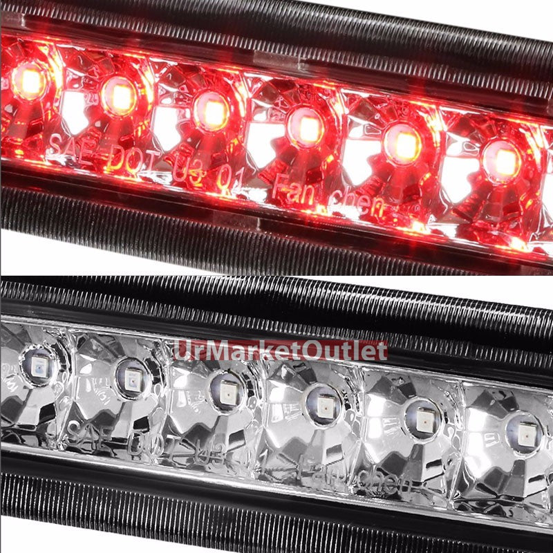 Chrome Housing Clear Len Rear Third Brake Red LED Light For 03-09 4Runner N210