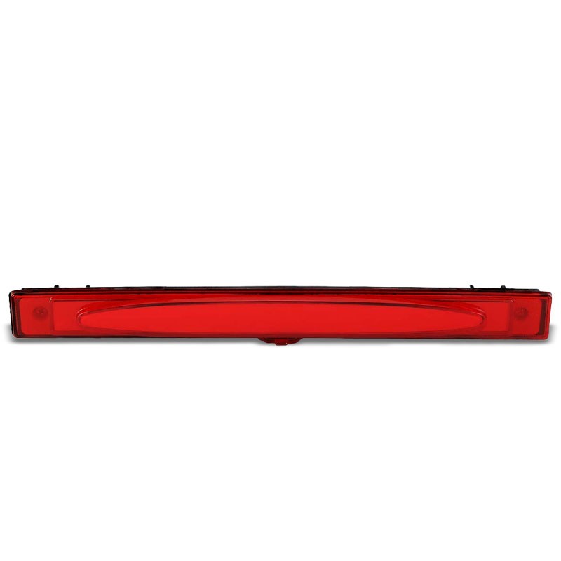 Chrome Housing Red Lens LED Rear 3RD Third Brake Light Lamp For 05-13 Corvette