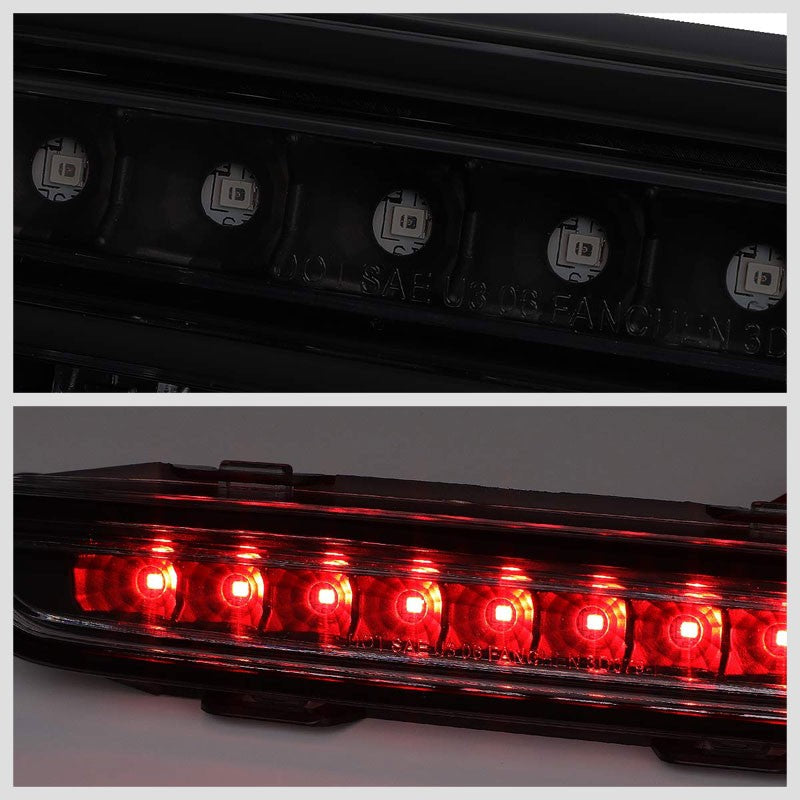 Smoke Lens/Black Housing Full LED Rear Third Brake Light for 06-10 Dodge Charger