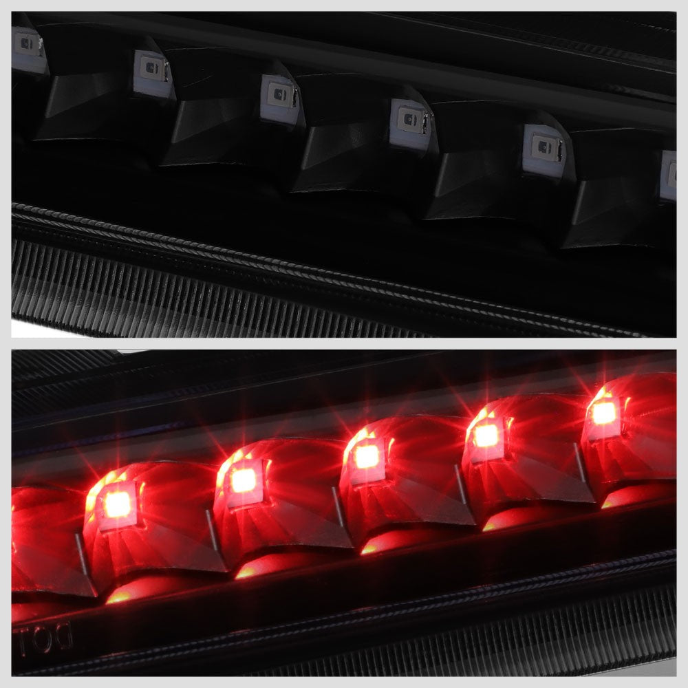 Black Housing/Smoke Lens LED Rear Tail Third Brake Light For 02-09 GMC Envoy