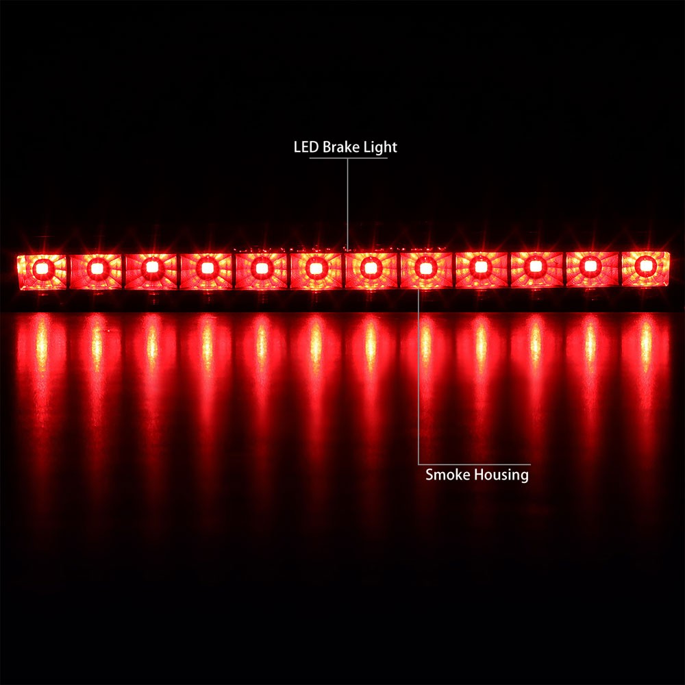 Black Housing/Smoke Len LED Rear Tail Third Brake Light For 15-18 Chevrolet Trax