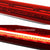 Chrome Housing Red Lens Third Center Brake Red LED Light For Mazda 13-16 CX-5