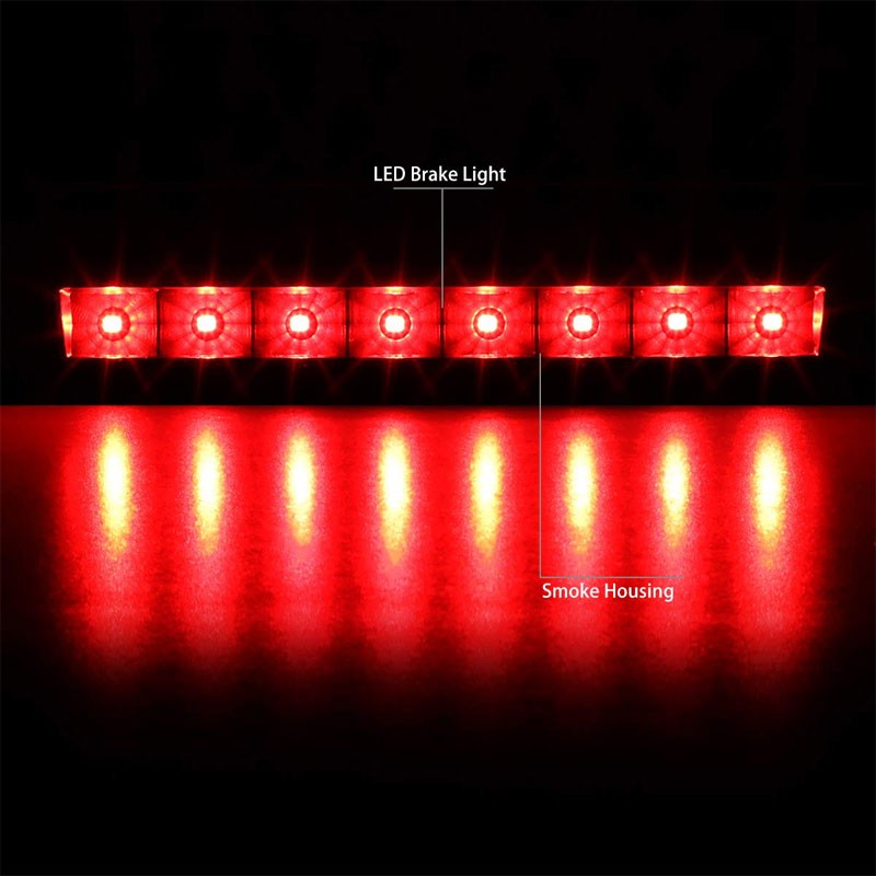 Smoke Lens/Black Housing Full LED Rear Third Brake Light for 10-16 Dodge Journey