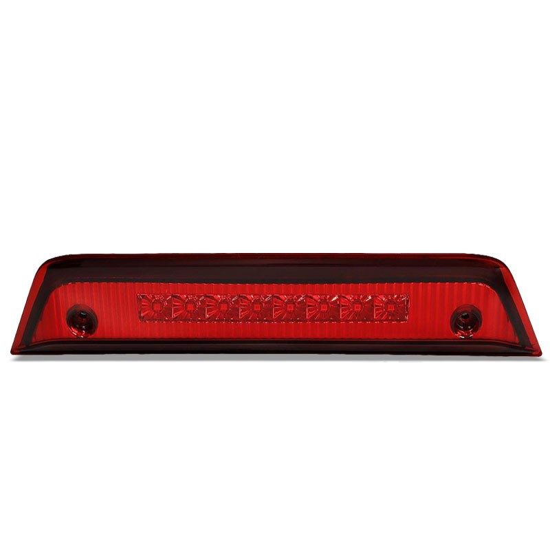 Red Lens/Chrome Housing Full LED Rear Third Brake Light for 10-16 Dodge Journey