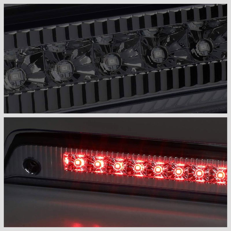 Smoke Len/Chrome Housing Full LED Rear Third Brake Light for 10-16 Dodge Journey