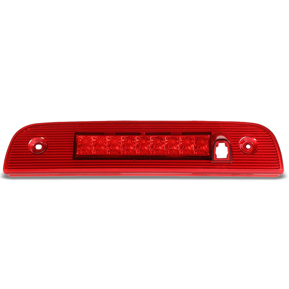 Chrome Housing/Red Lens LED Rear Tail Third Brake Light For 07-12 Dodge Nitro