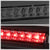 Chrome Housing/Smoke Lens LED Rear Tail Third Brake Light For 07-12 Dodge Nitro