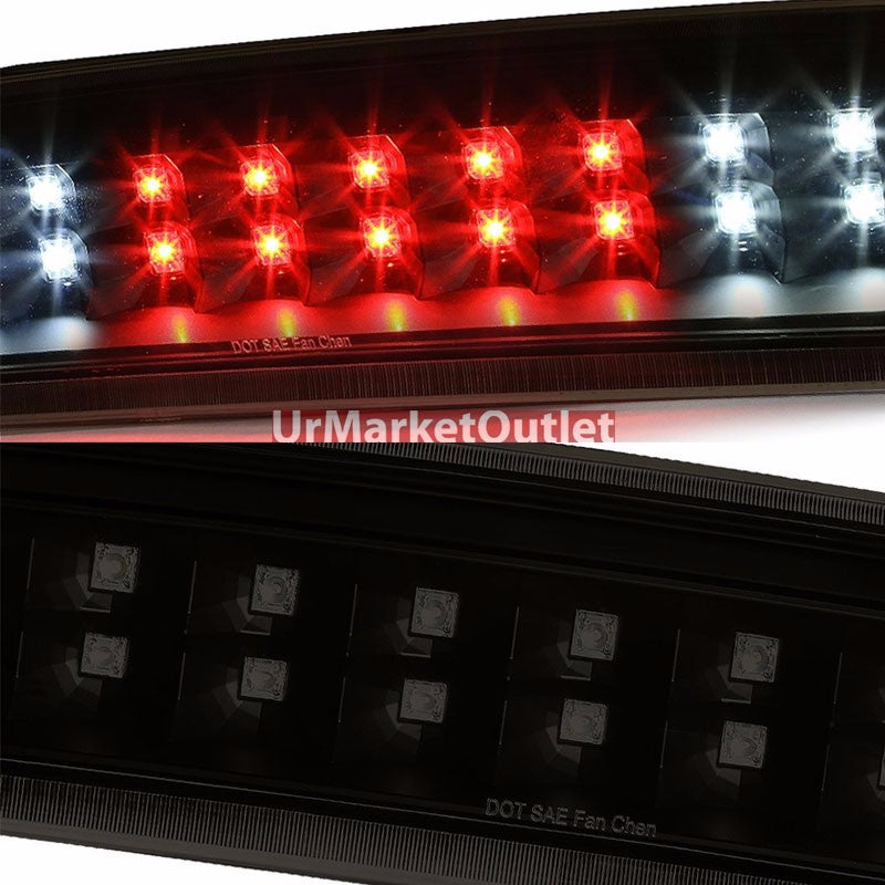 Black Housing Rear Smoke Len Rear Third Brake LED Light For 09-18 Ram Pickup