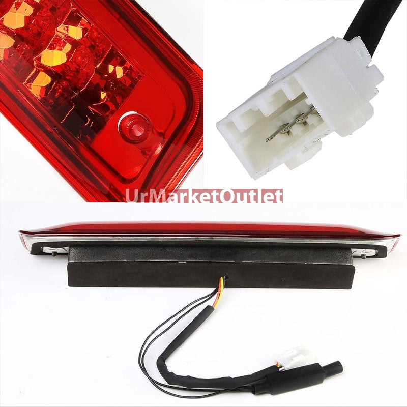 Red Rear Third Brake/Reverse Red/White LED Light For 09-18 Ram Pickup Truck