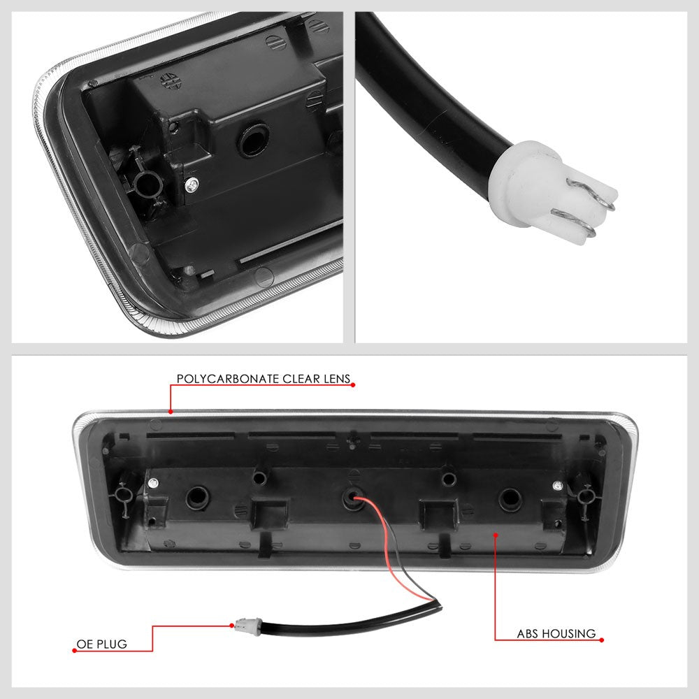 [Sequential Arrow LED] Carbon/Clear Len Third Brake Light For 04-08 F-150 Lobo
