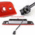 Chrome Housing Red Len Third Brake Red Light For 03-16 Expedition/Navigator