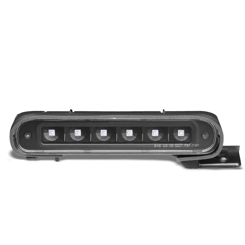 Black Housing Clear Lens LED Rear 3RD Third Brake Light Lamp For 12-18 Ford Flex