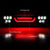 Smoke Lens/Black Housing 3D LED Rear Third Brake Light for 15-18 Ford Mustang