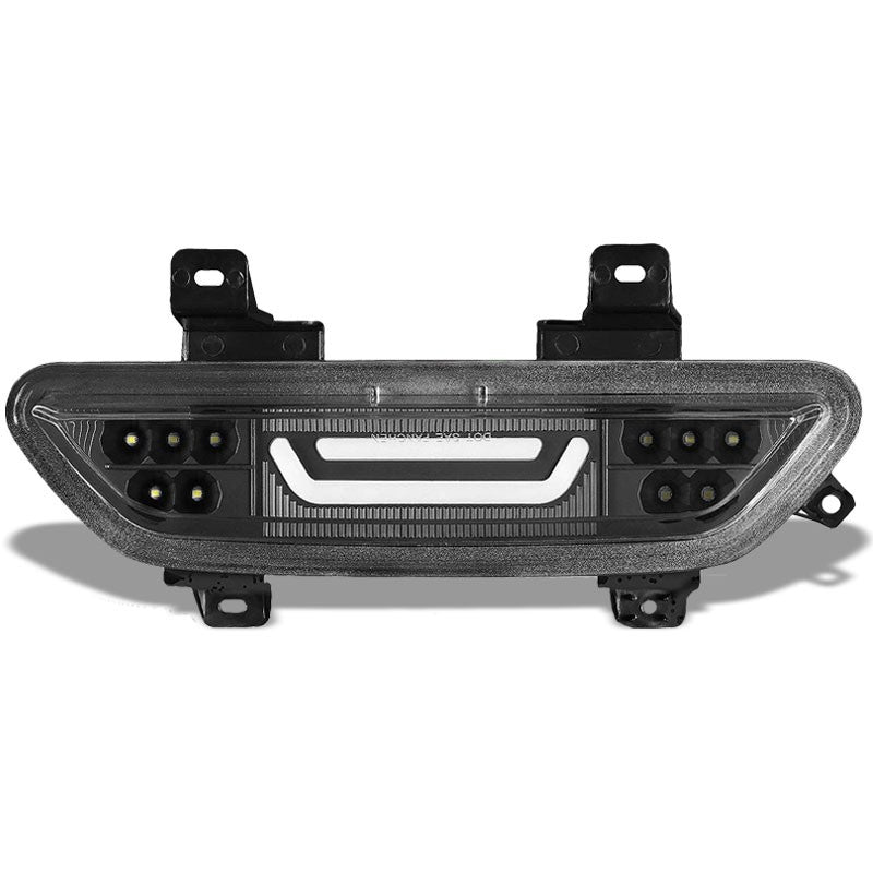 Clear Lens/Black Housing 3D LED Rear Third Brake Light for 15-18 Ford Mustang