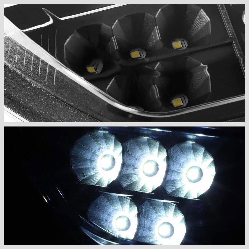 Clear Lens/Black Housing 3D LED Rear Third Brake Light for 15-18 Ford Mustang