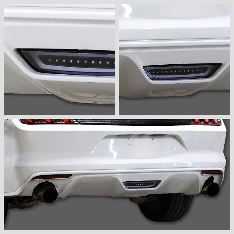 Clear Lens/Black Housing Full LED Rear Third Brake Light for 15-18 Ford Mustang