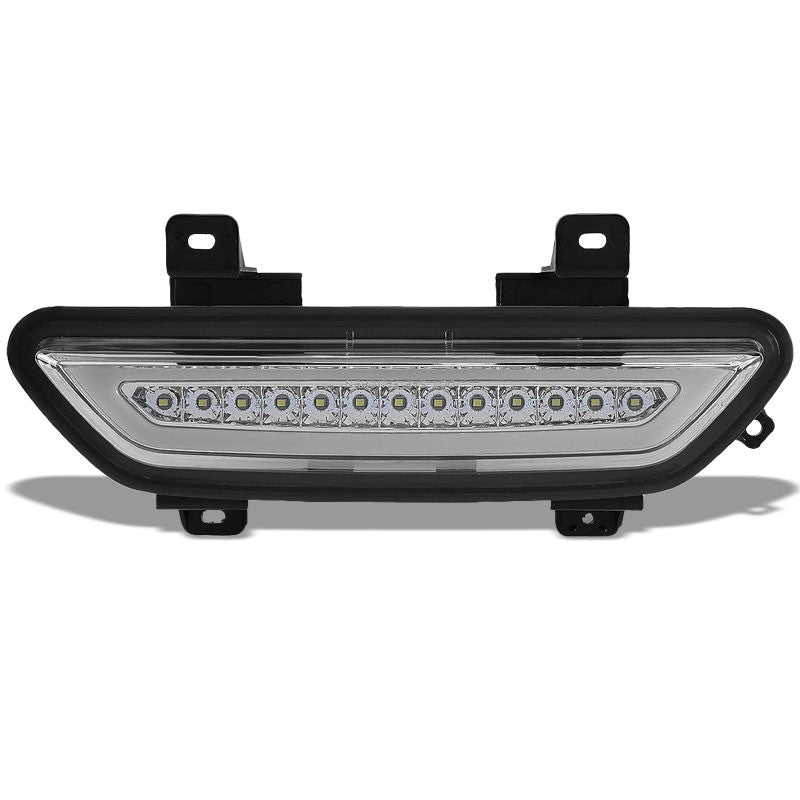 Clear Lens/Chrome House Full LED Rear Third Brake Light for 15-18 Ford Mustang