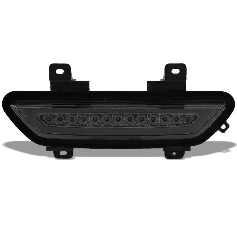 Smoke Lens/Chrome House Full LED Rear Third Brake Light for 15-18 Ford Mustang