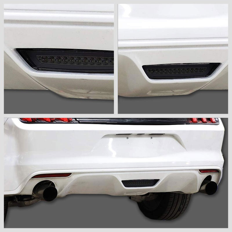 Smoke Lens/Chrome House Full LED Rear Third Brake Light for 15-18 Ford Mustang